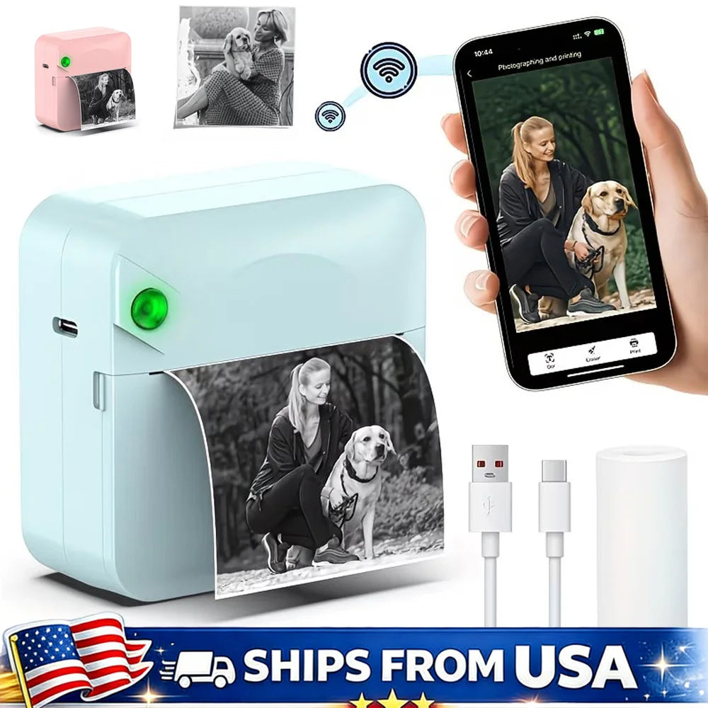 Portable Mini Sticker Printer(Thermal Printer)