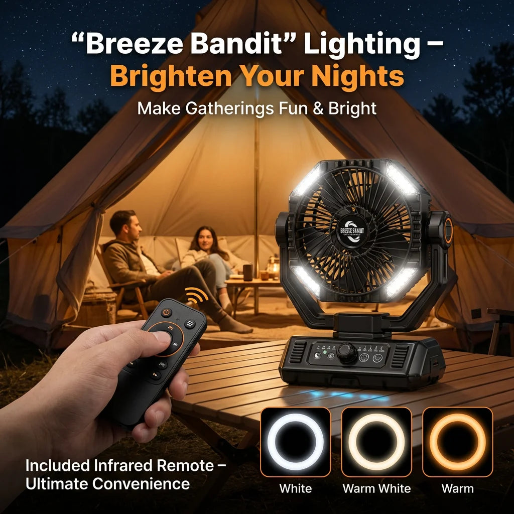 coldSky 20000mAh Battery Camping Fan & Portable Outdoor Fan
