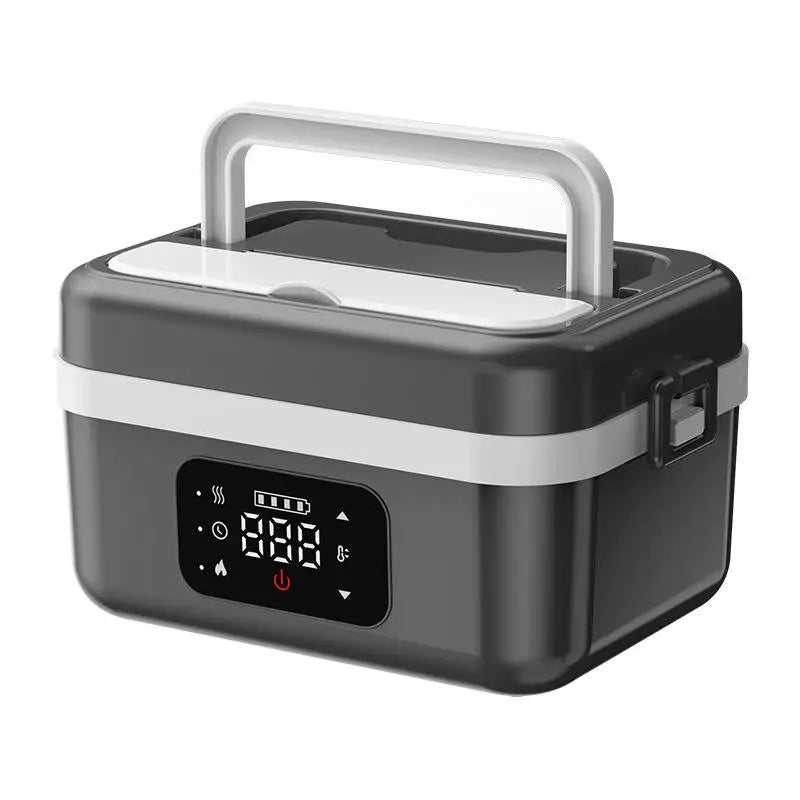 XL Wireless Electric Insulated Lunch Box - Built-in 8000mAh Battery, 60W, 1L Stainless Steel Lunch Box