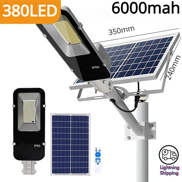 200W  Waterproof GPowerful Solar Light 6000mah