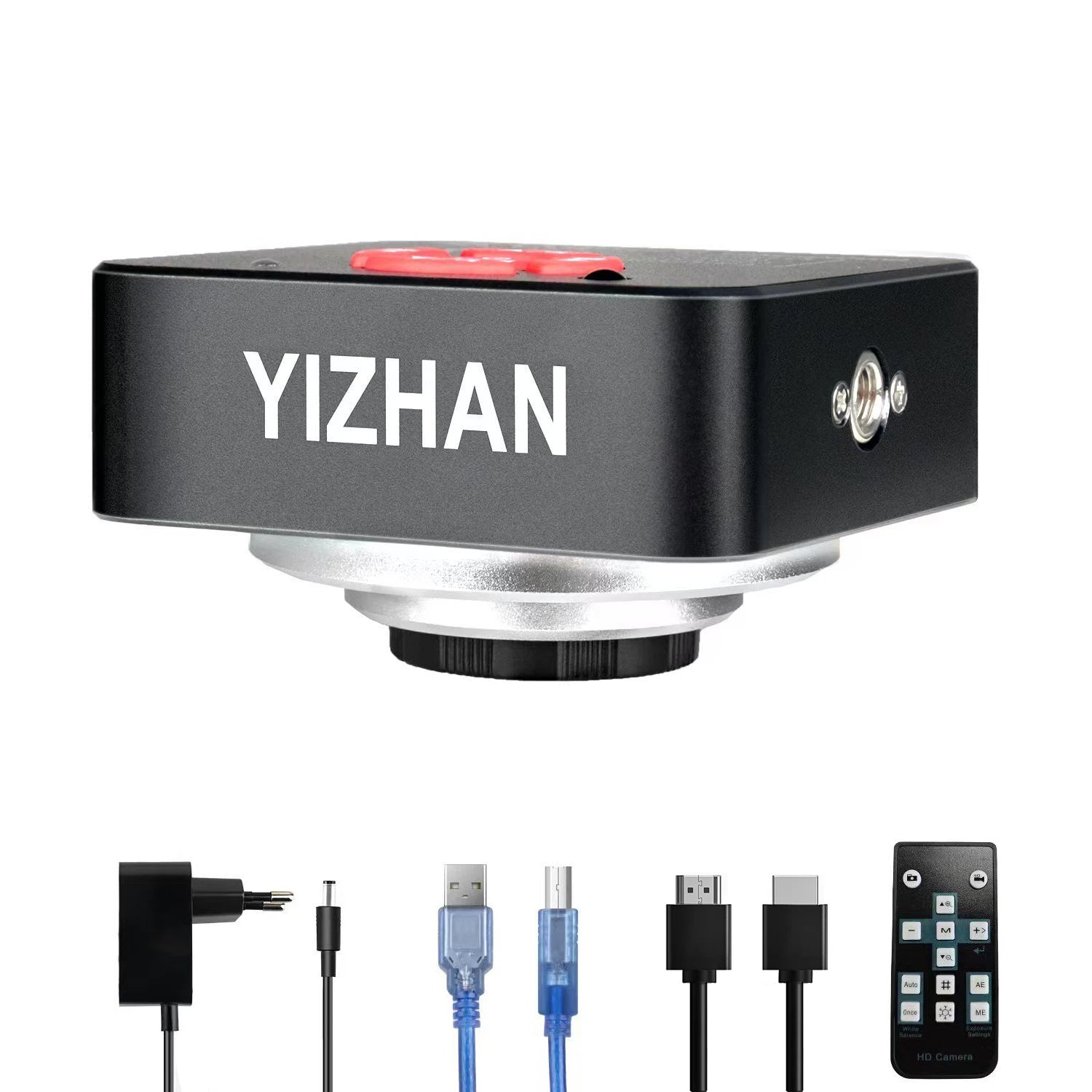 YIZHAN 48MP 4K Electronics Soldering Microscope FULL HD 1080P HDMI Camera Software 1-150x Lens Stand