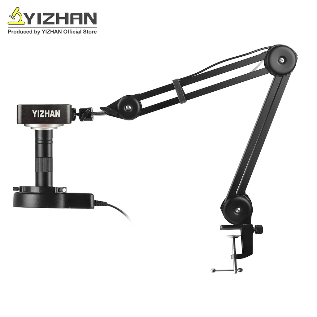 YIZHAN 48MP 4K Electronics Soldering Microscope FULL HD 1080P HDMI Camera Software 1-150x Lens Stand