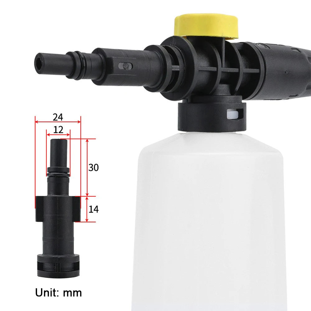 750ML Snow Foam Lance Car Pressure Washers Soap Foam Generator With Adjustable Sprayer Nozzle