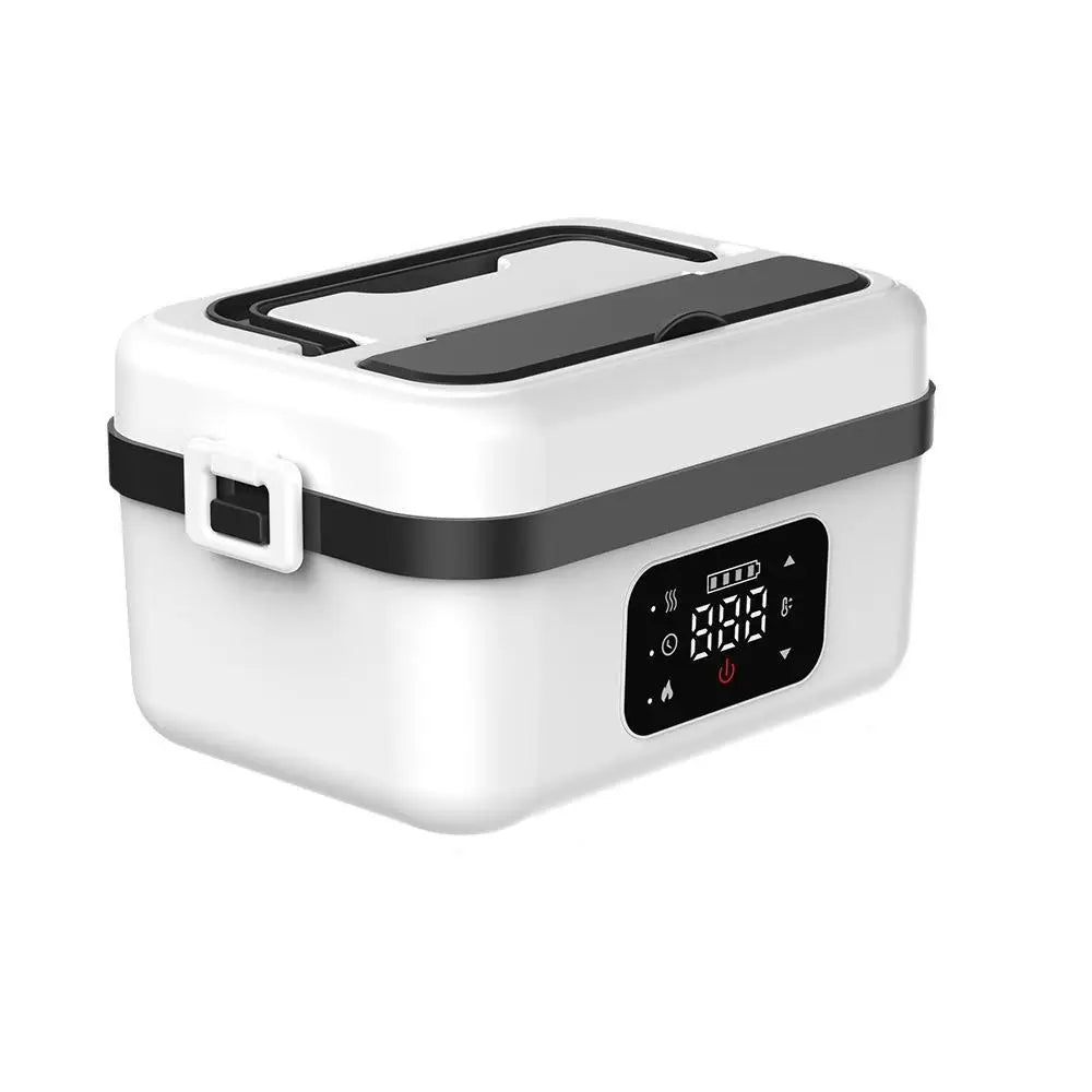 XL Wireless Electric Insulated Lunch Box - Built-in 8000mAh Battery, 60W, 1L Stainless Steel Lunch Box