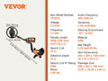 VEVOR Metal Detector, 10Inch Waterproof Search Coil with LCD Display 7 Modes Adjustable 41''-52'' Aluminum Stem
