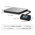 SucceBuy 440lbs Digital Shipping Scale with Timer Tare Function HD LCD Screen.