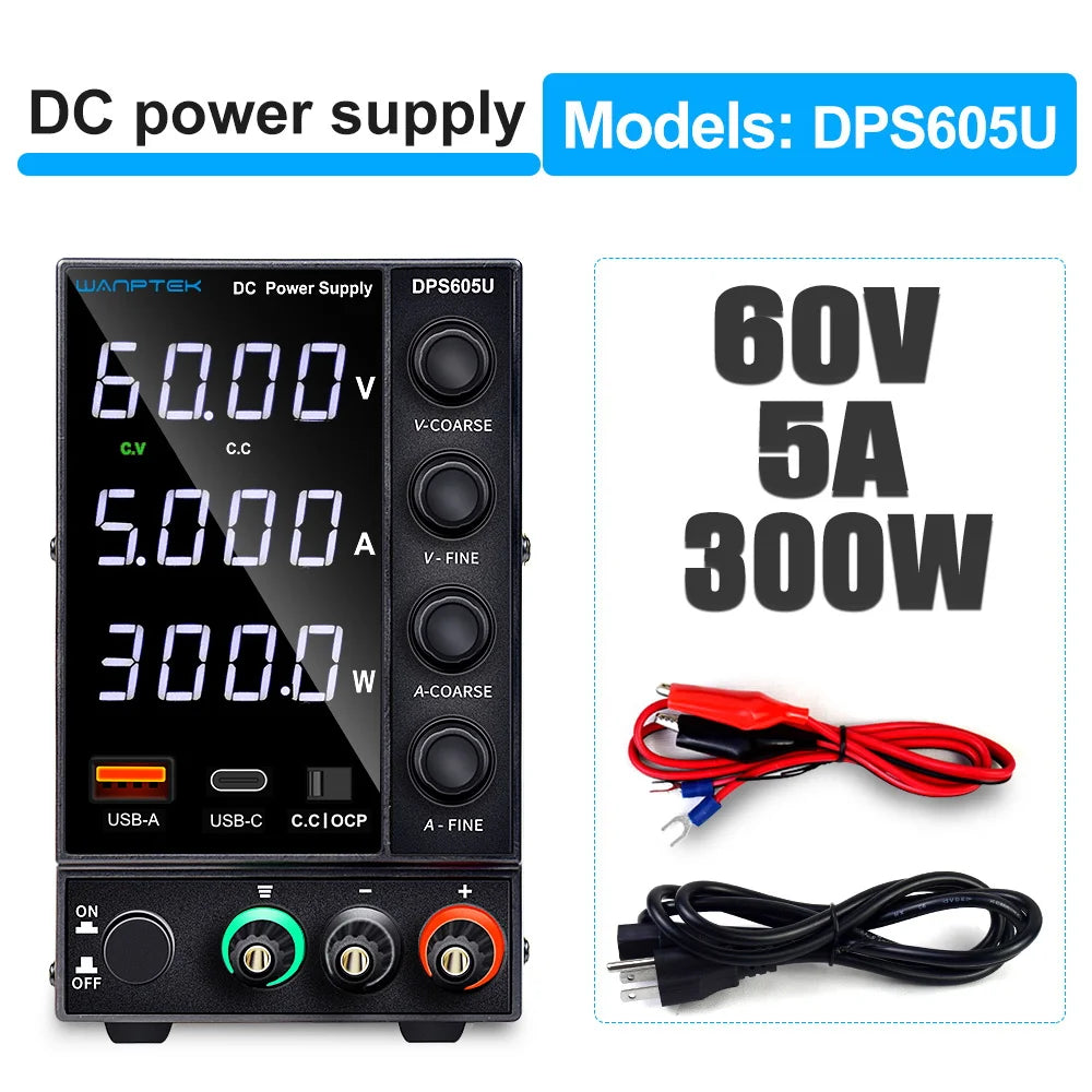Adjustable DC  30V 5A 10A 60V 120V 3A LCD Power Supply regulator