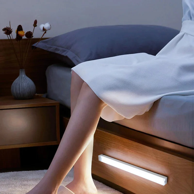 Wireless USB Rechargeable Motion Sensor LED  Induction Night Light