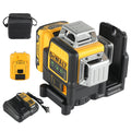 Dewalt DW089LG 12-Line Green Beam Laser Level - 360° 3-Side Coverage, 12V Li-Ion.