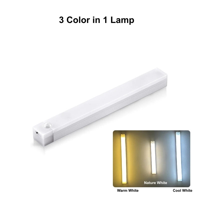 Wireless USB Rechargeable Motion Sensor LED  Induction Night Light