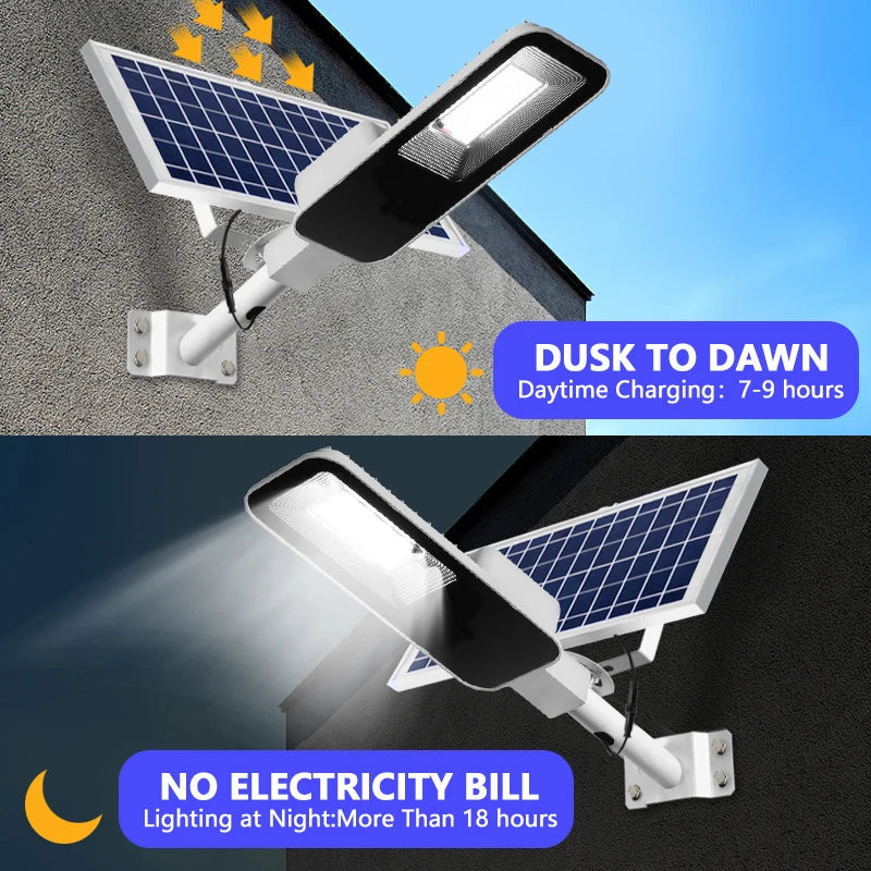 200W  Waterproof GPowerful Solar Light 6000mah