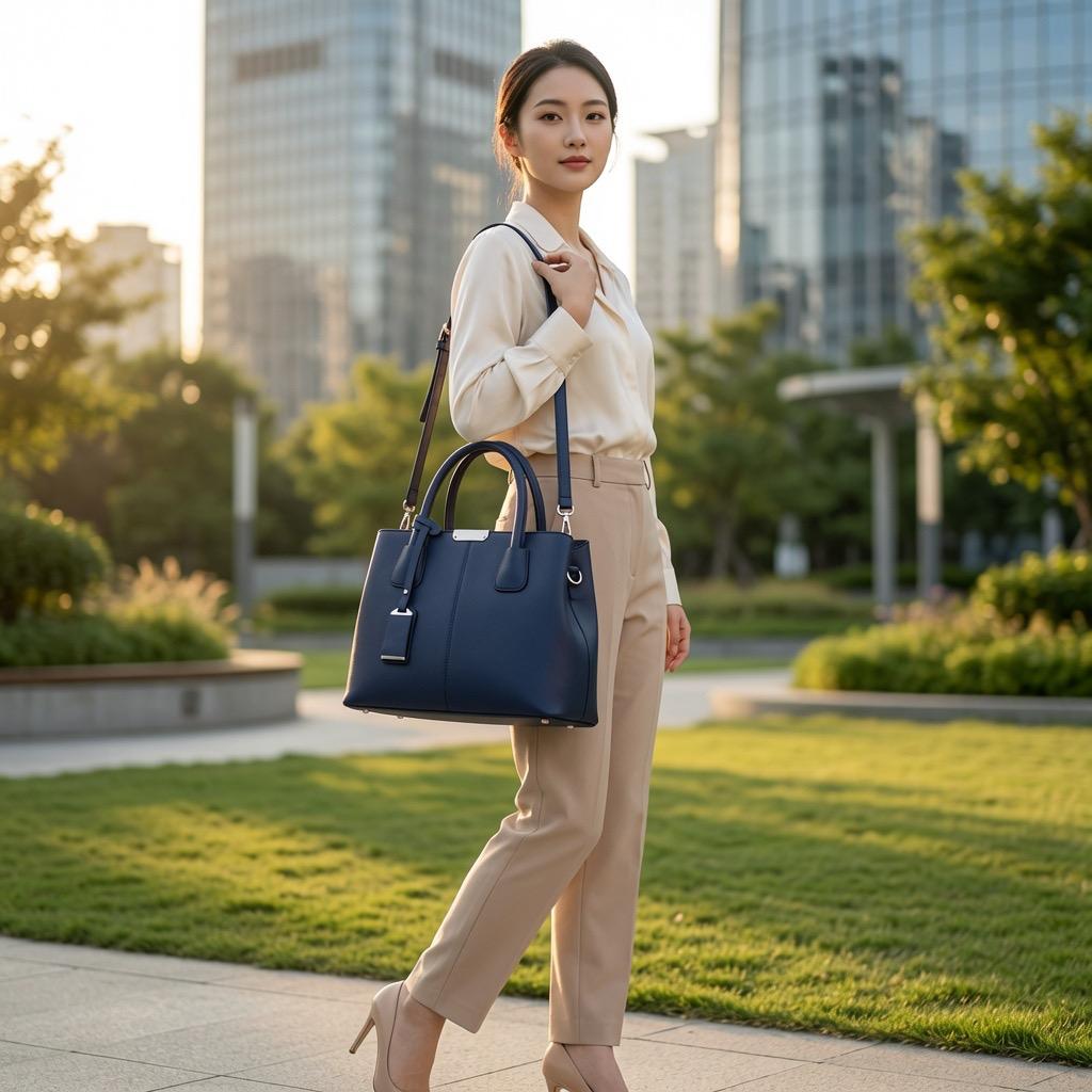 Premium Structured Tote Bag – Elegant Everyday Handbag for Work, Travel & Casual Wear